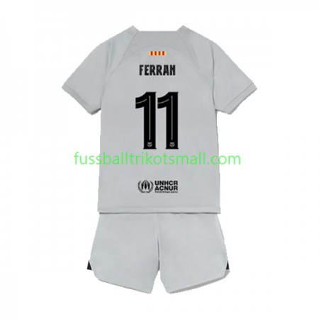 Fußballtrikots FC Barcelona Ferran Torres 11 Kinder 2022-2023 Kurzarm 3rd trikot kaufen